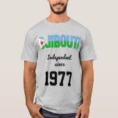 Djibouti Fête de l'indépendance du drapeau T-shirt (Devant)