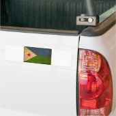 Djibouti Flag Bumpersticker (Op Truck)