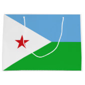 Djibouti Flag Groot Cadeauzakje (Voorkant)