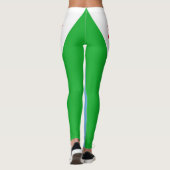 Djibouti Flag Leggings (Achterkant)