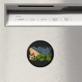 Djibouti Flag Magneet (Insitu (Vaatwasser))