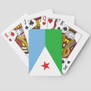 Djibouti Flag Pokerkaarten