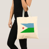 Djibouti Flag Tote Bag (Voorkant (product))