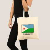 Djibouti Flag Tote Bag (Voorkant (product))