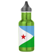 Djibouti Flag Waterfles (Links)