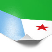 Djibouti Foto Afdruk (Hoek)