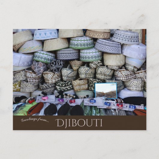 Djibouti Markt Briefkaart (Voorkant)