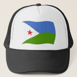 Djibouti Vlag Hoed Trucker Pet
