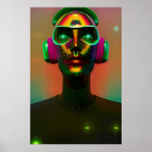 DJin' Your Mind Art Poster (Voorkant)