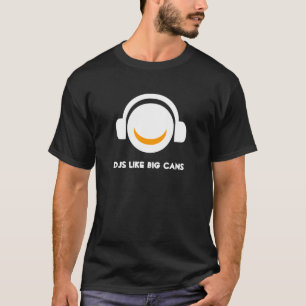 DJ's als grote "blikken" T-shirt