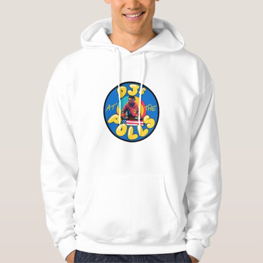 Dj's bij de Polls Mannen Hoodie (Voorkant)