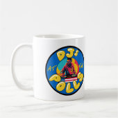 DJ's bij de Polls - Round Logo Mok (Links)