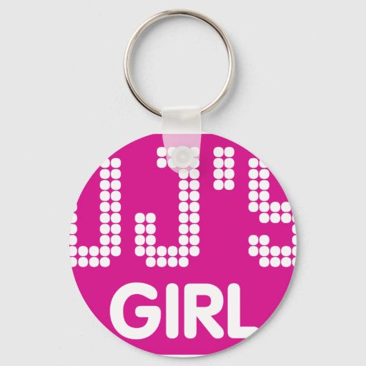 Dj's Girl Sleutelhanger (Voorkant)