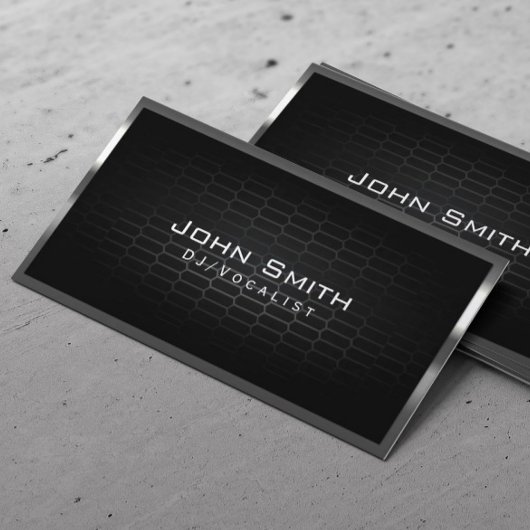 Djs Metal Professional Music Visitekaartje