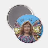Djuna vlinder magneet (helderder) (Voorkant / Achterkant)
