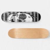 DK92 Skull - Skateboard (Horizontaal)