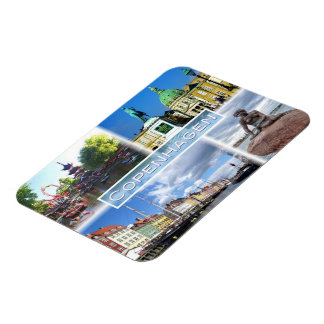 DK Kopenhagen - Tivoli Garden - Amalienborg County Magneet