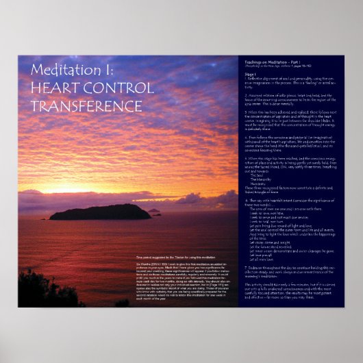 DK Meditation Series: Meditation I Poster (Voorkant)