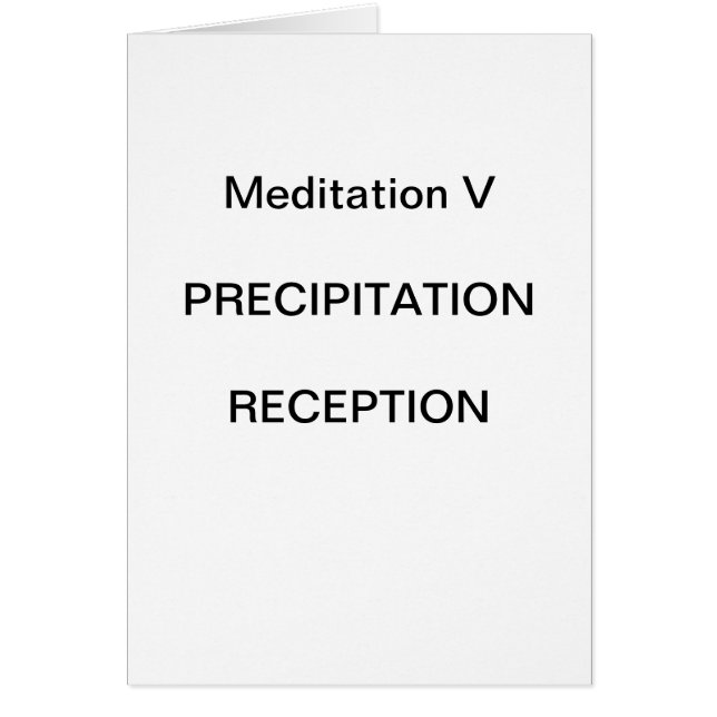 DK Meditation Series: Meditation V - KAART (Voorkant)