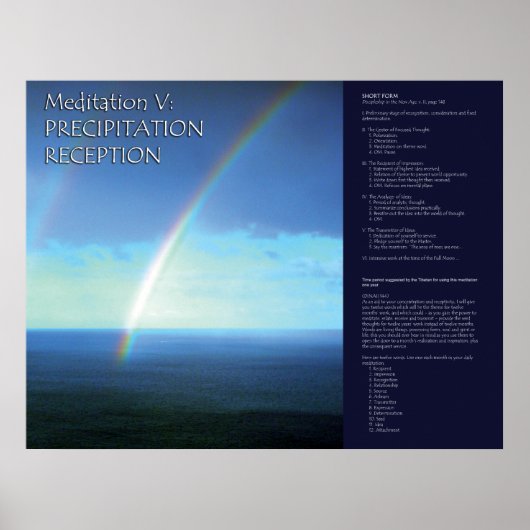 DK Meditation Series: Meditation V Poster (Voorkant)