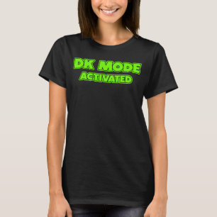 DK Mode Geactiveerde Nerd Geek Graphic T-shirt