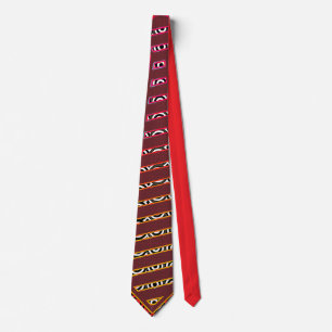 DK Red Geo Shirt Suit Accessoire Stropdas