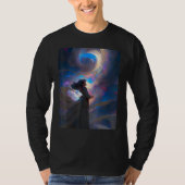 DKH138 Sci fi Graphic  Bright Sky Wish T-shirt (Voorkant)