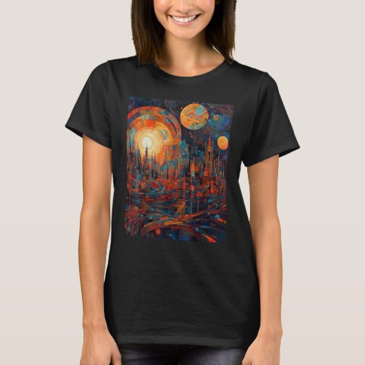 DKH138 Sci fi Graphic One for the Journey T-shirt (Voorkant)