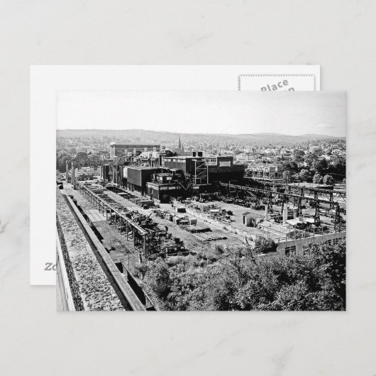 DL & W RR Foundry Scranton Pa. Carte postale (Devant / Derrière)