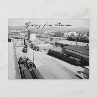 DL & W RR Scranton Pa. Briefkaart