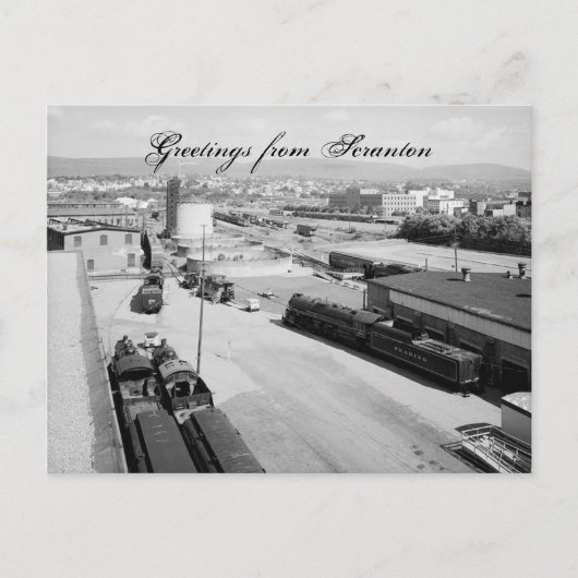 DL & W RR Scranton Pa. Carte postale (Devant)