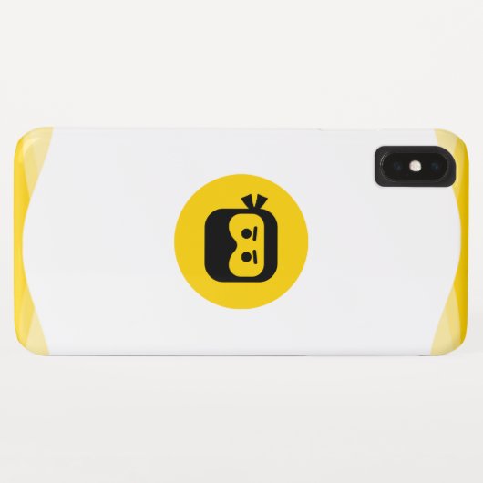 DLive a arrondi le coque iphone d'icône (Dos (Horizontal))