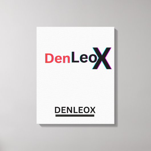 DLX(denleox) Canvas Afdruk (Voorkant)