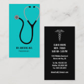 DM de docteur en médecine - Carte de visite de (Devant / Derrière)