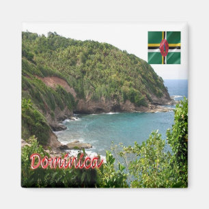 DM - Dominica - Panorama Magneet