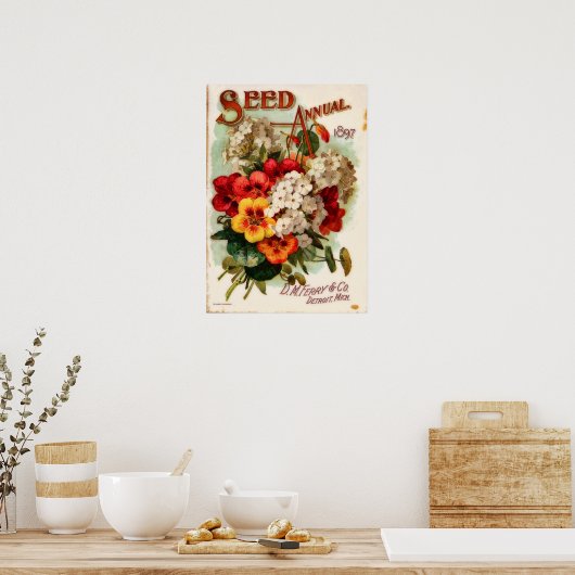 DM Ferry  Flower Catalog Advertisation Poster (Keuken)