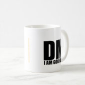 "DM - JE SUIS DIEU ICI" Mug (Devant droit)