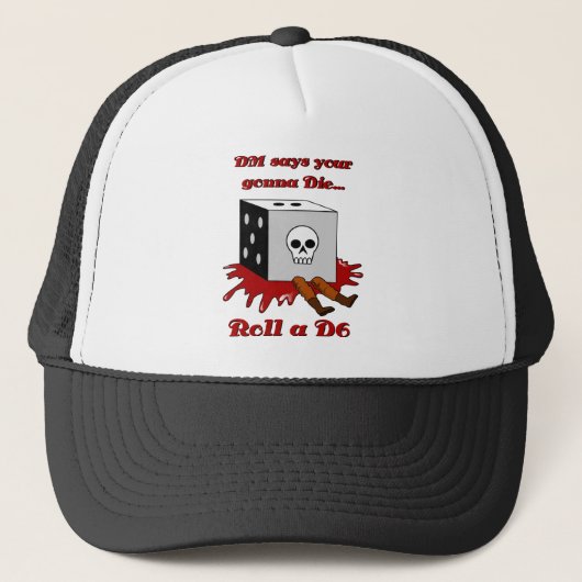 DM zegt dat je gaat sterven... Trucker Pet (Voorkant)
