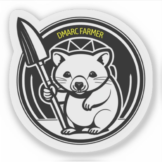 DMARC Farmer sticker (Voorkant)