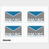 DMARC Logo-Stickers Rechthoekige Sticker (Vel)