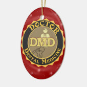 DMD ARTS VAN DENTAAL GENEESMIDDEL LOGO KERAMISCH ORNAMENT (Links)