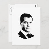 Dmitriy Medvedev Briefkaart (Voorkant / Achterkant)