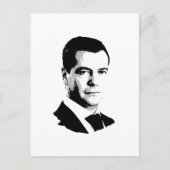 Dmitriy Medvedev Briefkaart (Voorkant)