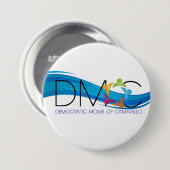 DMOC Blue Wave Button (Voorkant /achterkant)