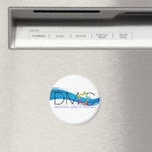 DMOC Logo Circle Magnet Magneet (Insitu (Vaatwasser))