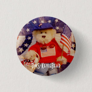 DMS-KevieBear Ronde Button 3,2 Cm