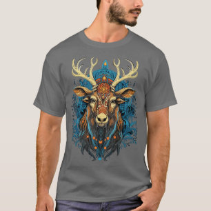 DMT Art Psychedelische rendieren T-shirt