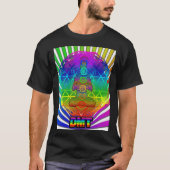 DMT-Chakra Black T-shirt (Voorkant)