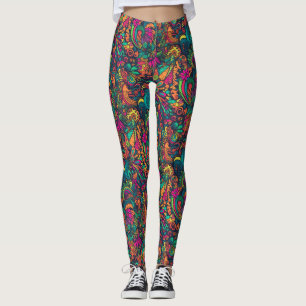 DMT Psychedelische Leggings [Mijn textuur wissen]