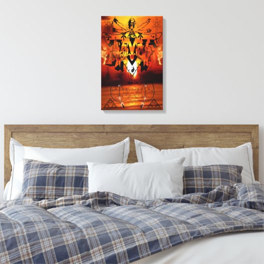DMT SPIRITUELE GRAFFITI-CANVAS-ILLUMINATIE CANVAS AFDRUK (Insitu (Slaapkamer))